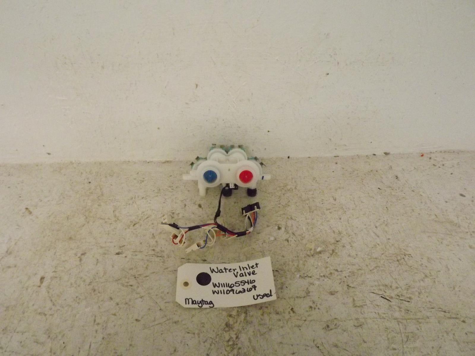 Maytag Washer W11165546 W11096267 Water Inlet Valve Used