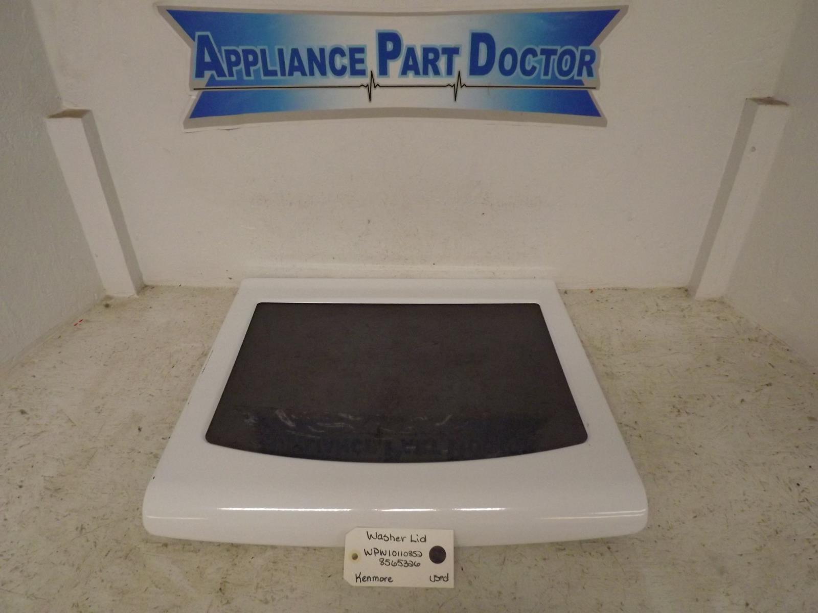 Kenmore Washer WPW10110852 8565326 Lid Used