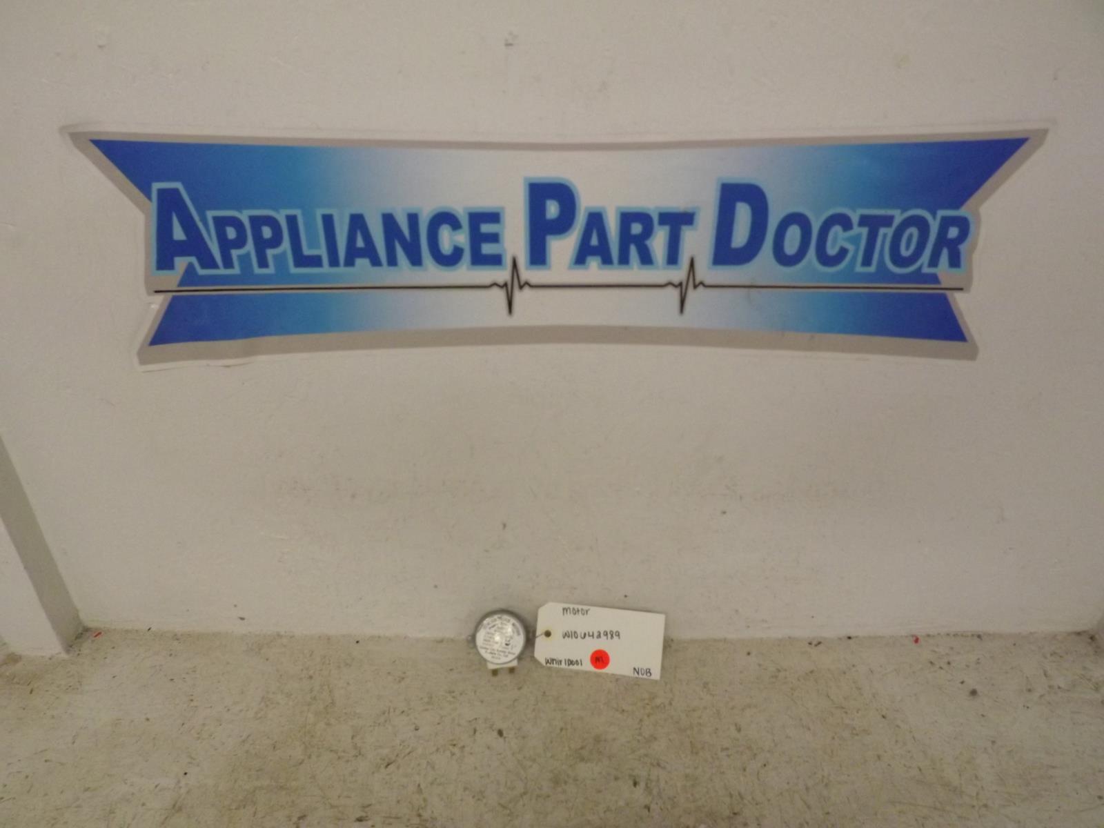 Whirlpool Microwave W10642989 Motor NOB