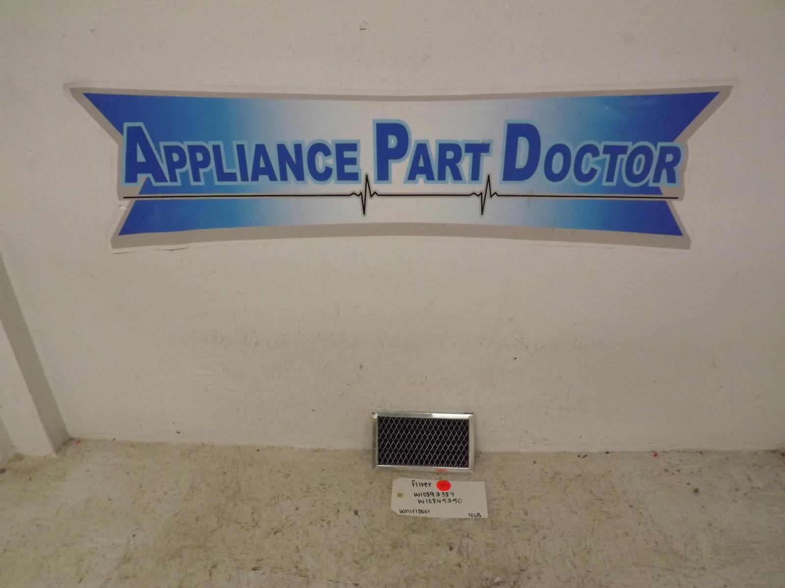 Whirlpool Microwave W10892387 W10845250 Filter NOB