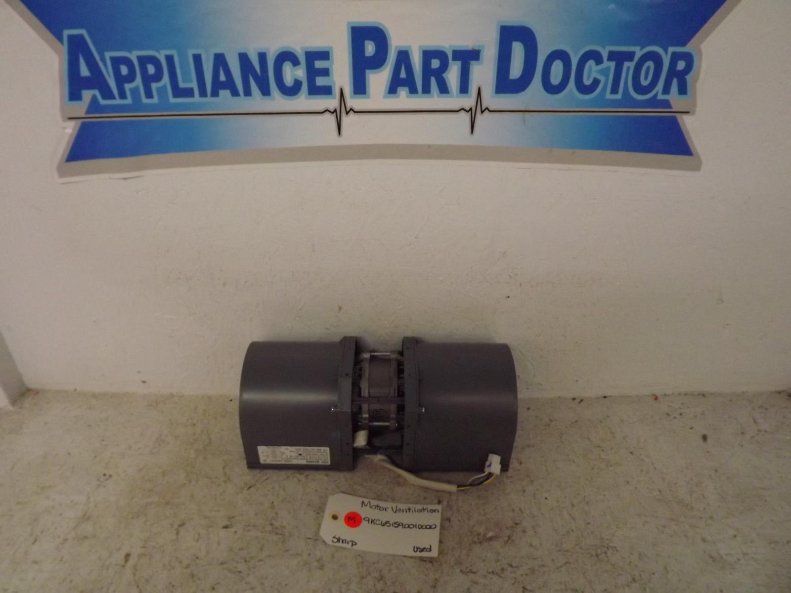 Sharp Microwave 9KC651590010000 Motor Ventilation Used