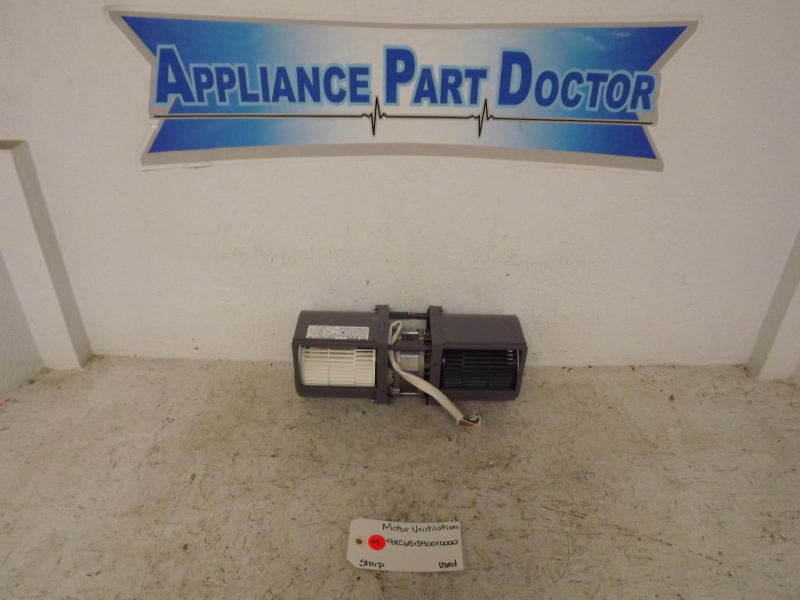 Sharp Microwave 9KC651590010000 Motor Ventilation Used