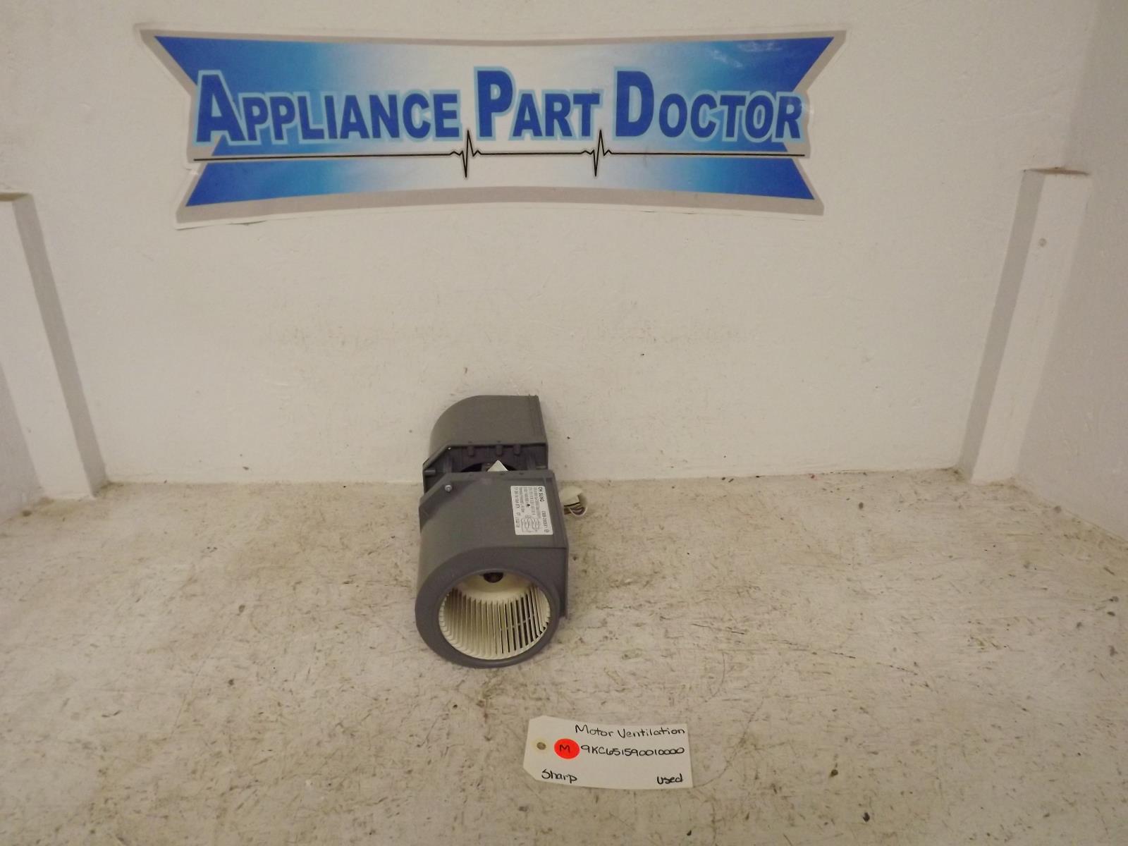 Sharp Microwave 9KC651590010000 Motor Ventilation Used