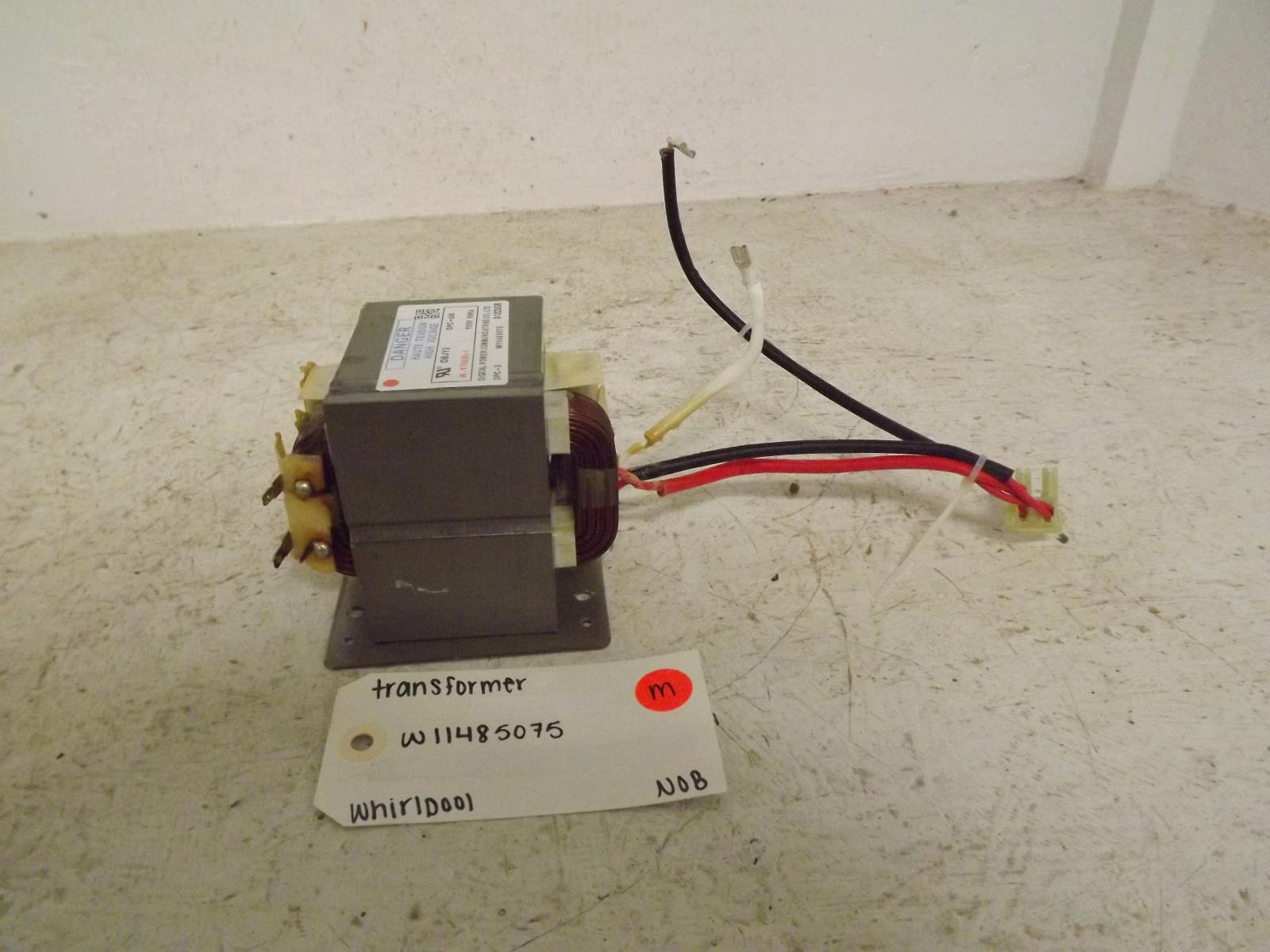 Whirlpool Microwave W11485075 Transformer NOB
