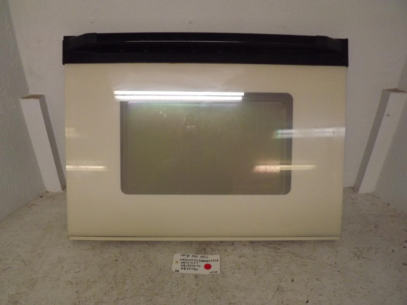 GE Range WB36X5783 WB36X5712 WB7X7197 WB15K5076 WB7X7186 Door Assembly Used