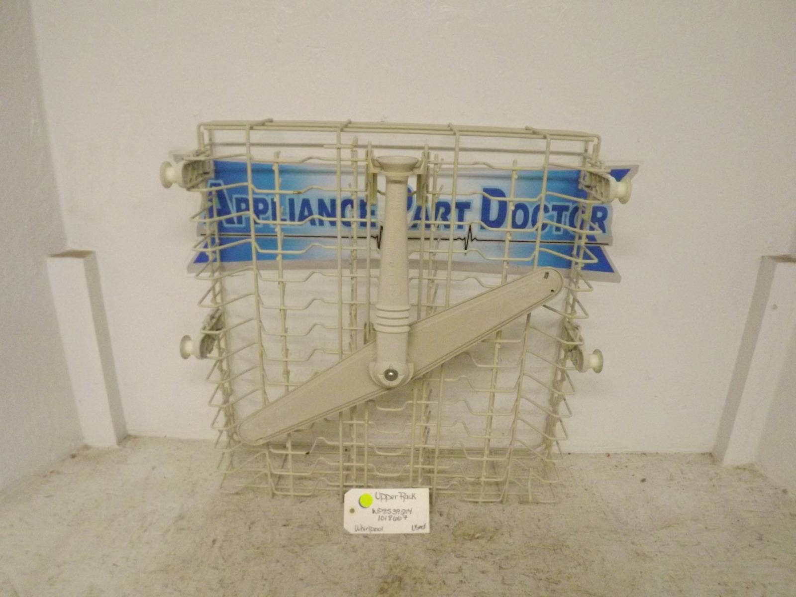 Whirlpool Dishwasher WP8539214 1018667 Upper Rack Used