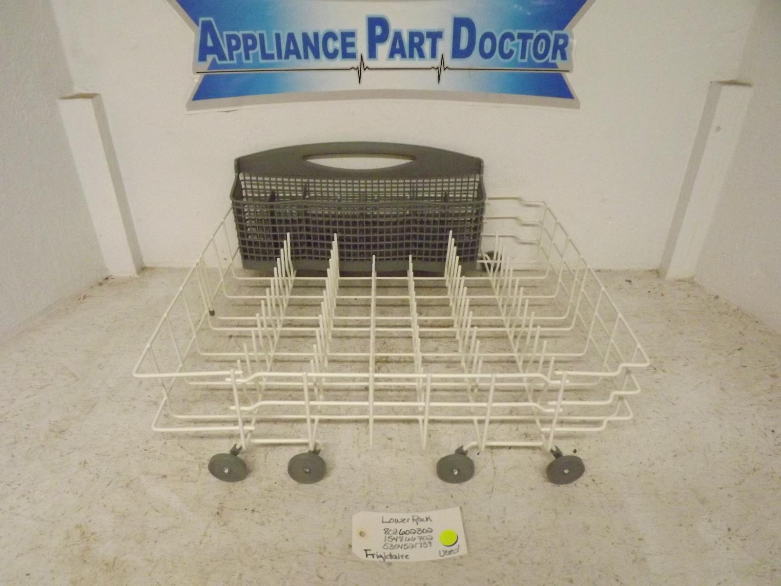 Frigidaire Dishwasher 808602302 154866702 5304521739 Lower Rack Used