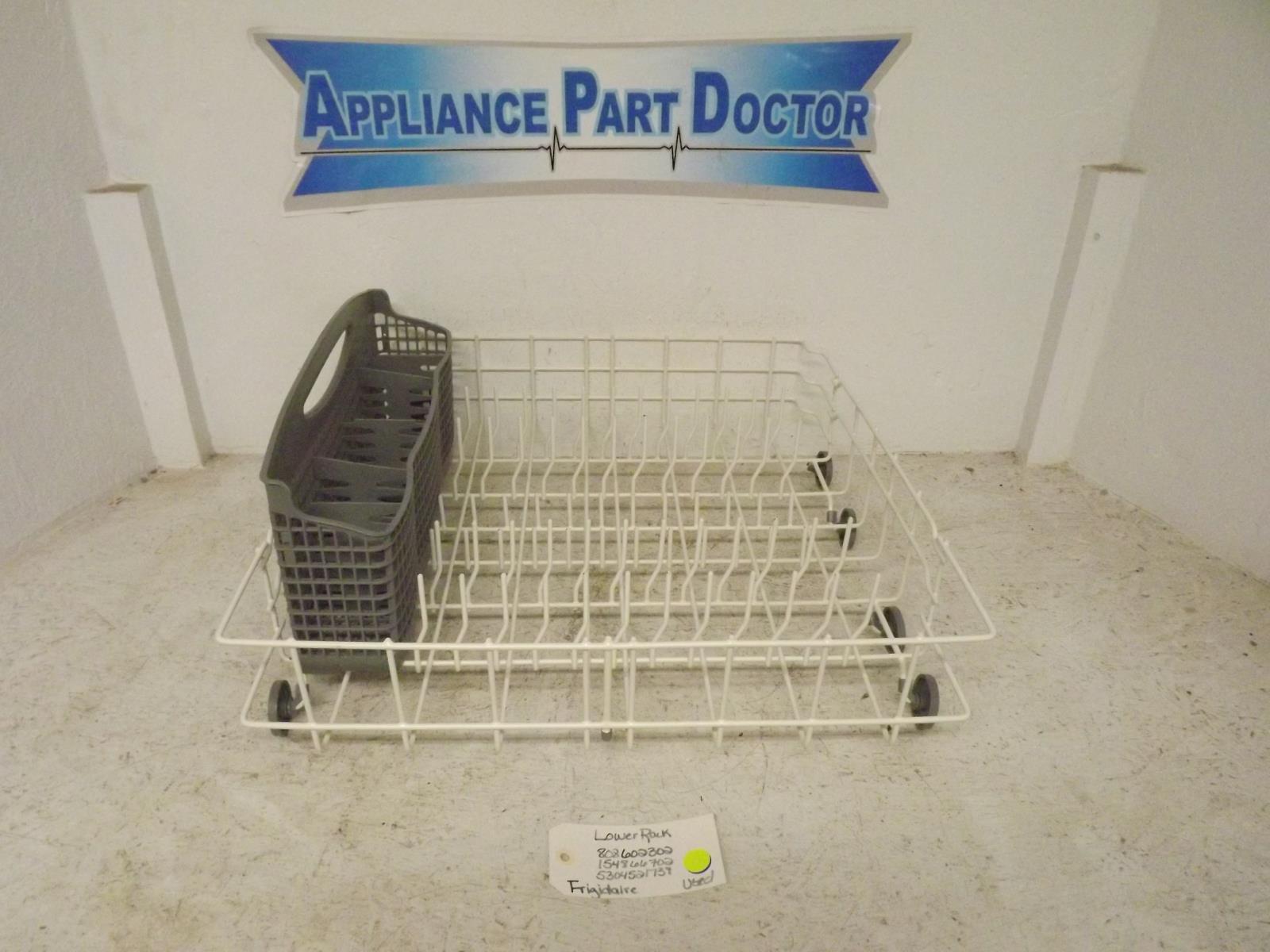 Frigidaire Dishwasher 808602302 154866702 5304521739 Lower Rack Used
