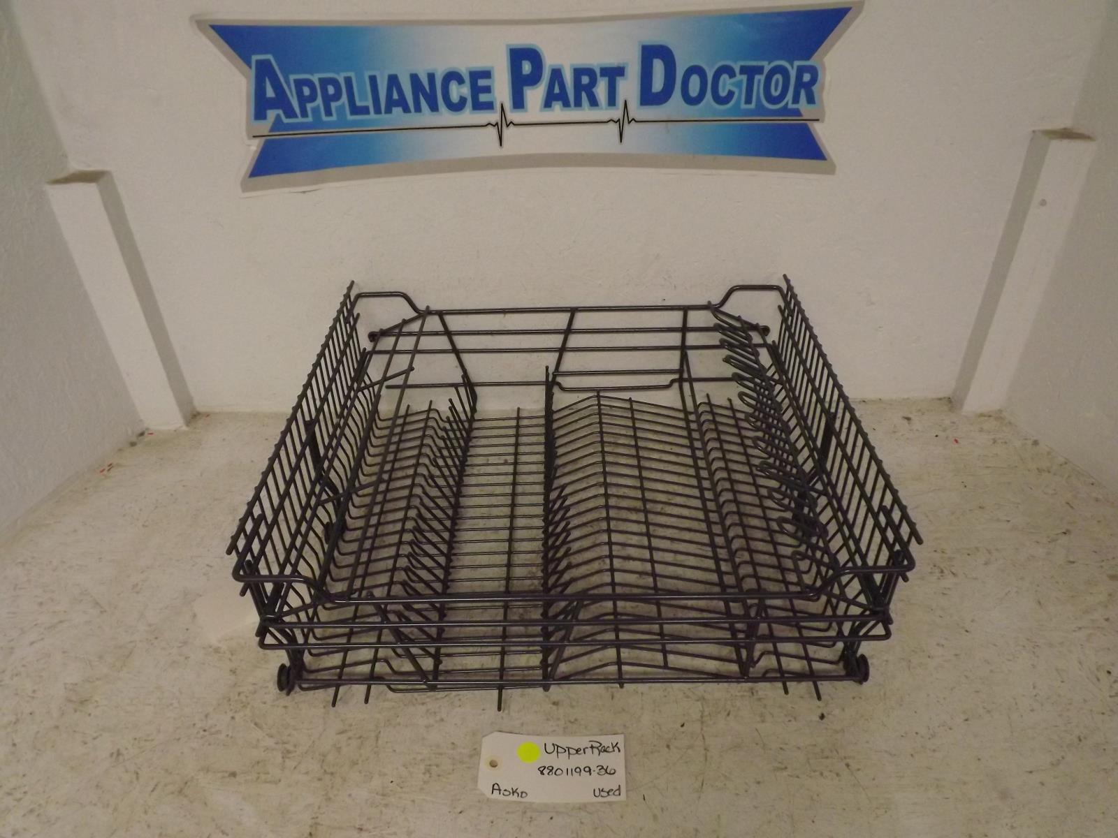 Asko Dishwasher 8801199-36 Upper Rack Used