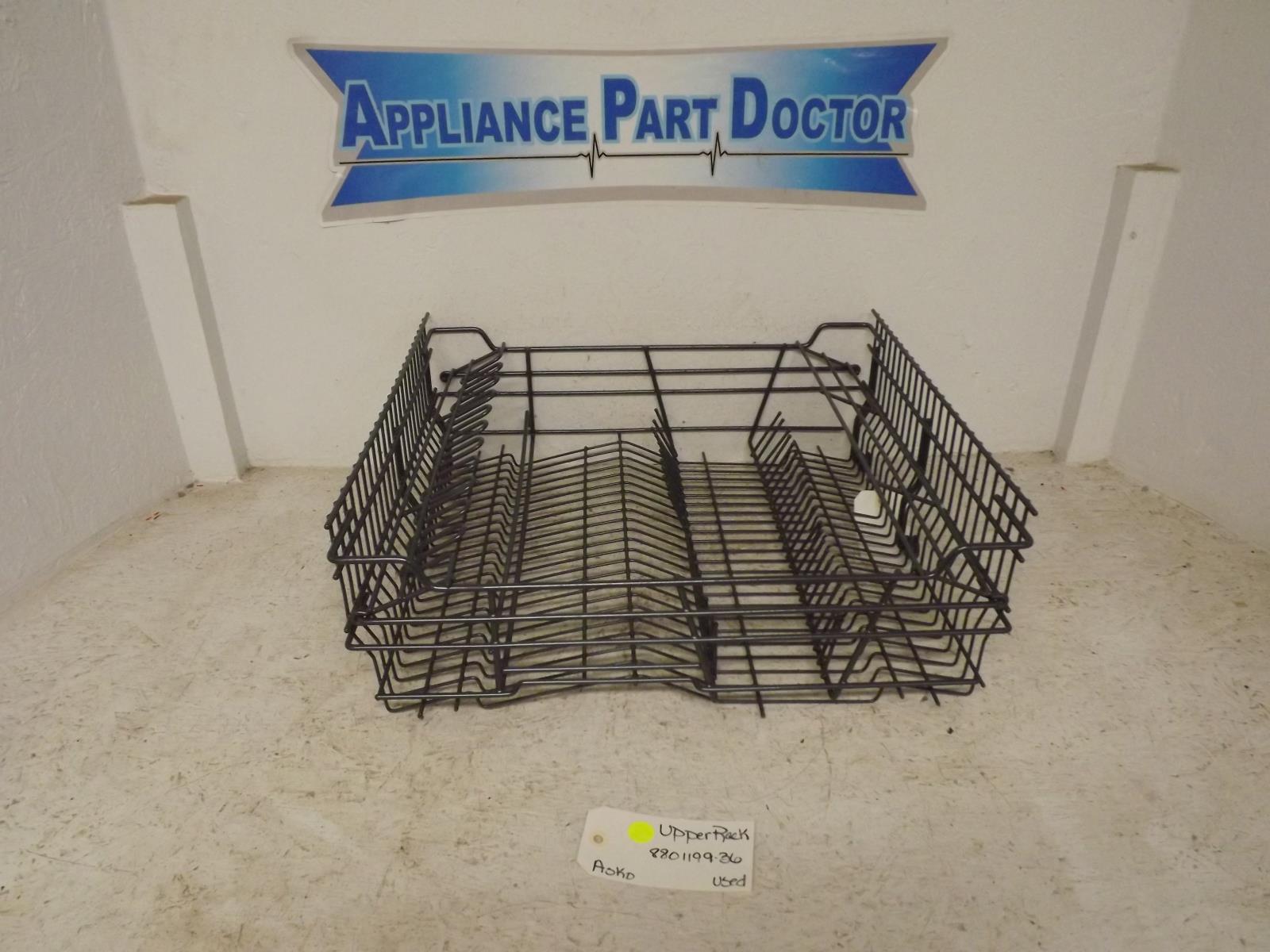 Asko Dishwasher 8801199-36 Upper Rack Used