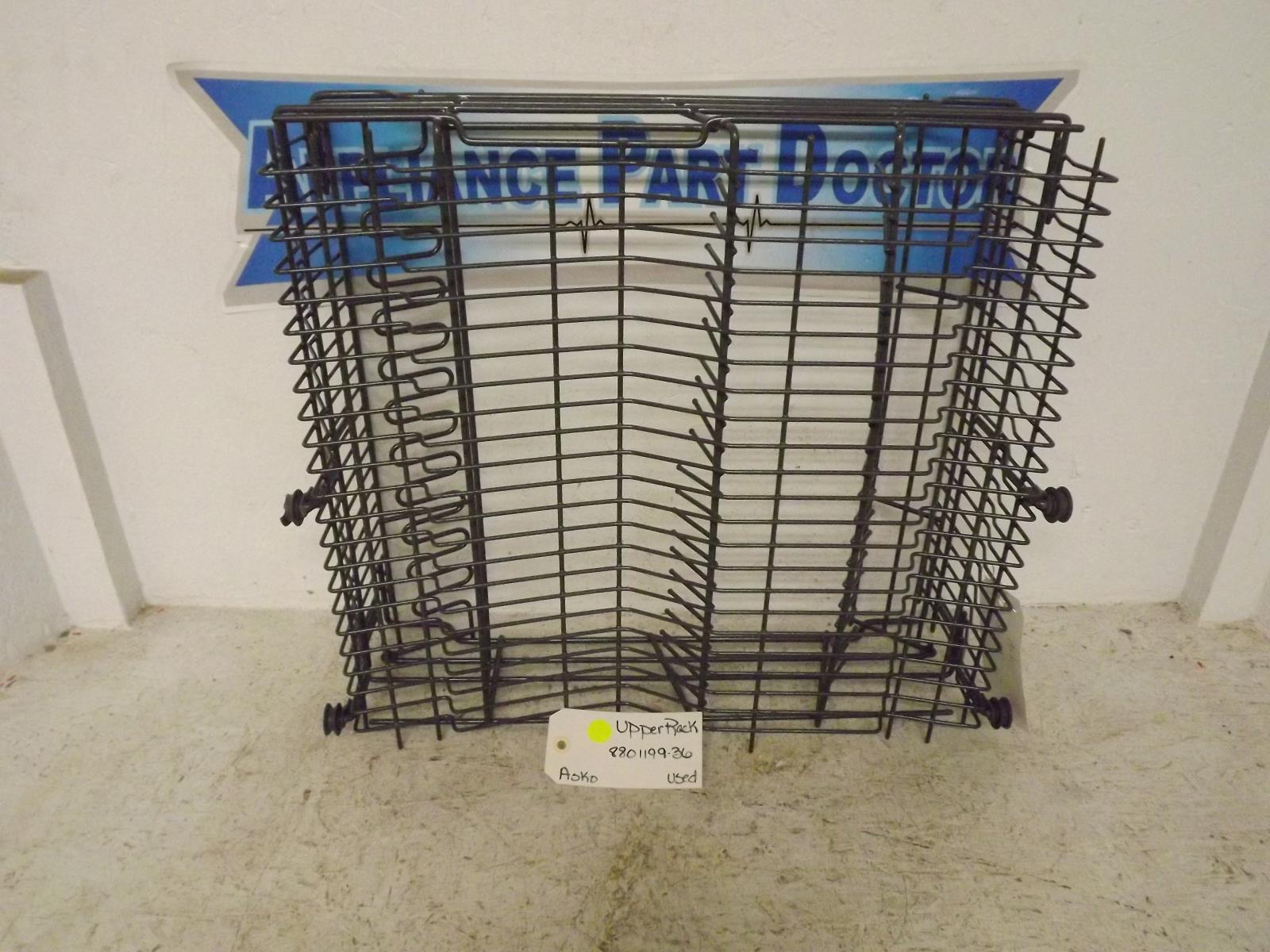 Asko Dishwasher 8801199-36 Upper Rack Used