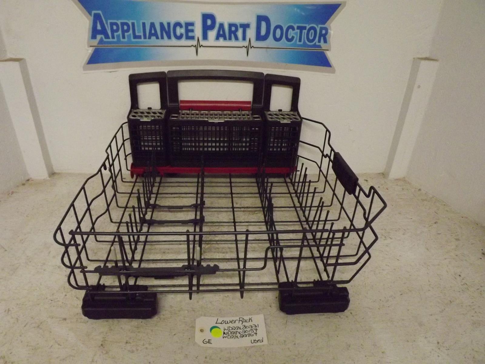 GE Dishwasher WD28X30221 WD28X20157 WD28X22867  Lower Rack Used