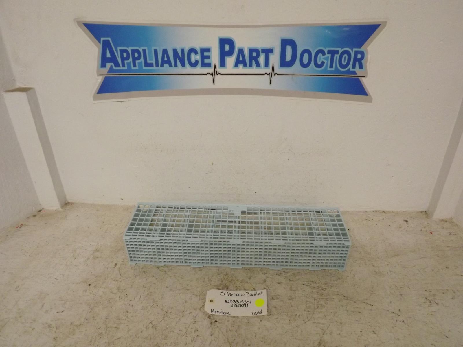 Kenmore Dishwasher 3368309 304594 Small Utensil Basket Used