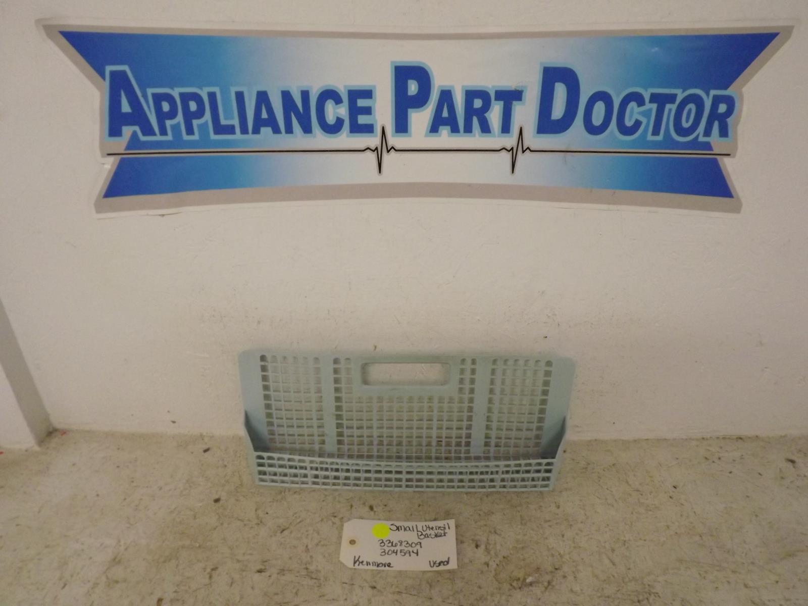 Kenmore Dishwasher 3368309 304594 Small Utensil Basket Used