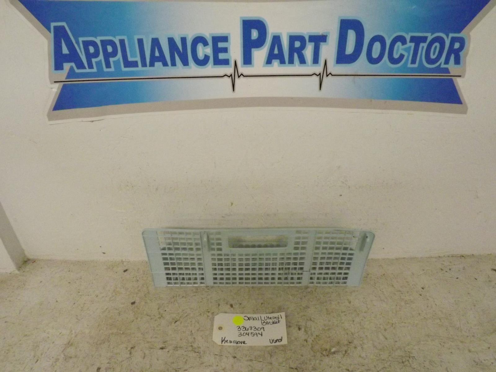Kenmore Dishwasher 3368309 304594 Small Utensil Basket Used