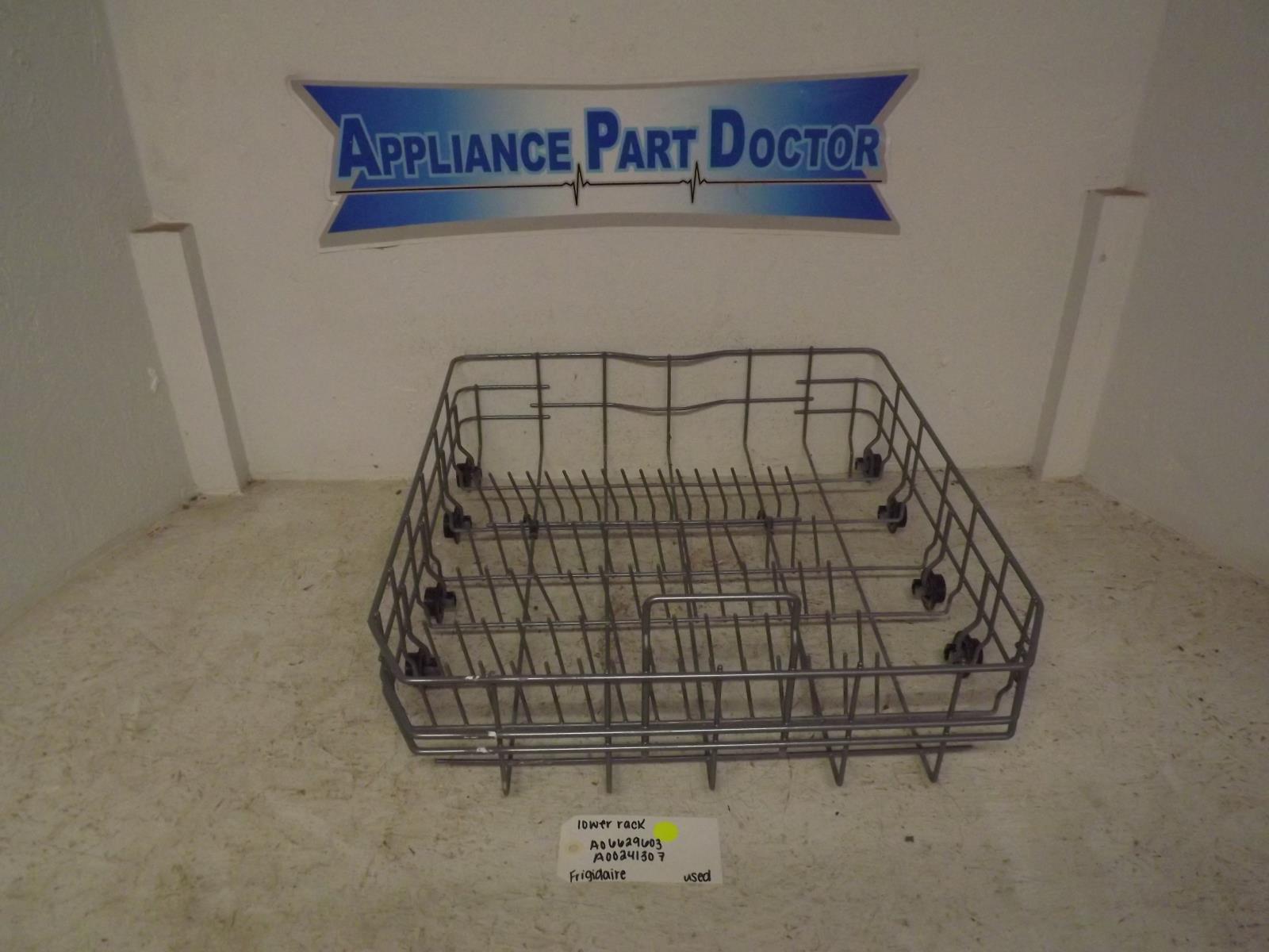 Frigidaire Dishwasher A06629603 A00241307 Lower Rack Used