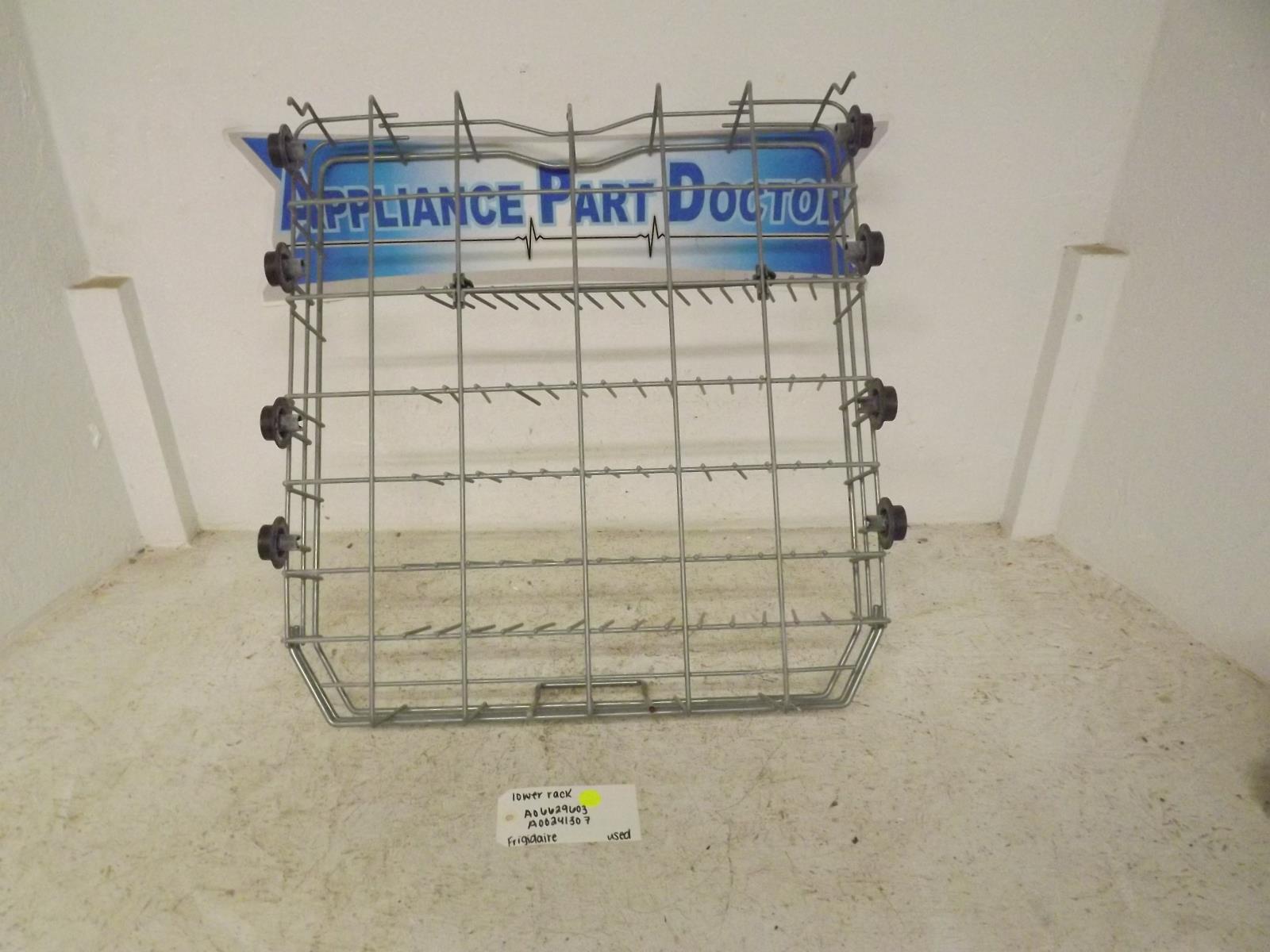Frigidaire Dishwasher A06629603 A00241307 Lower Rack Used
