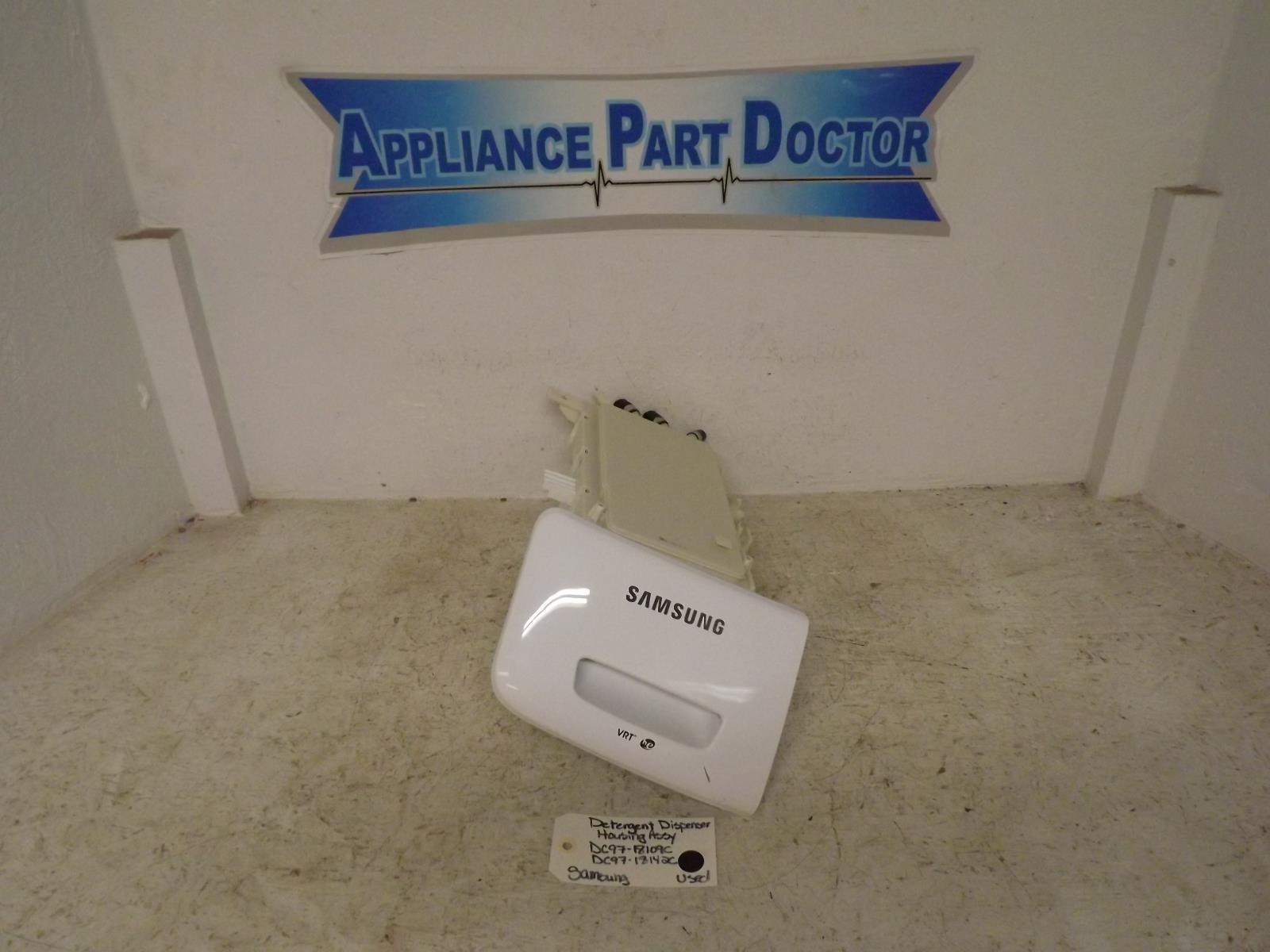 Samsung Washer DC97-18109C  DC97-18142C  Detergent Dispenser Housing Assy Used