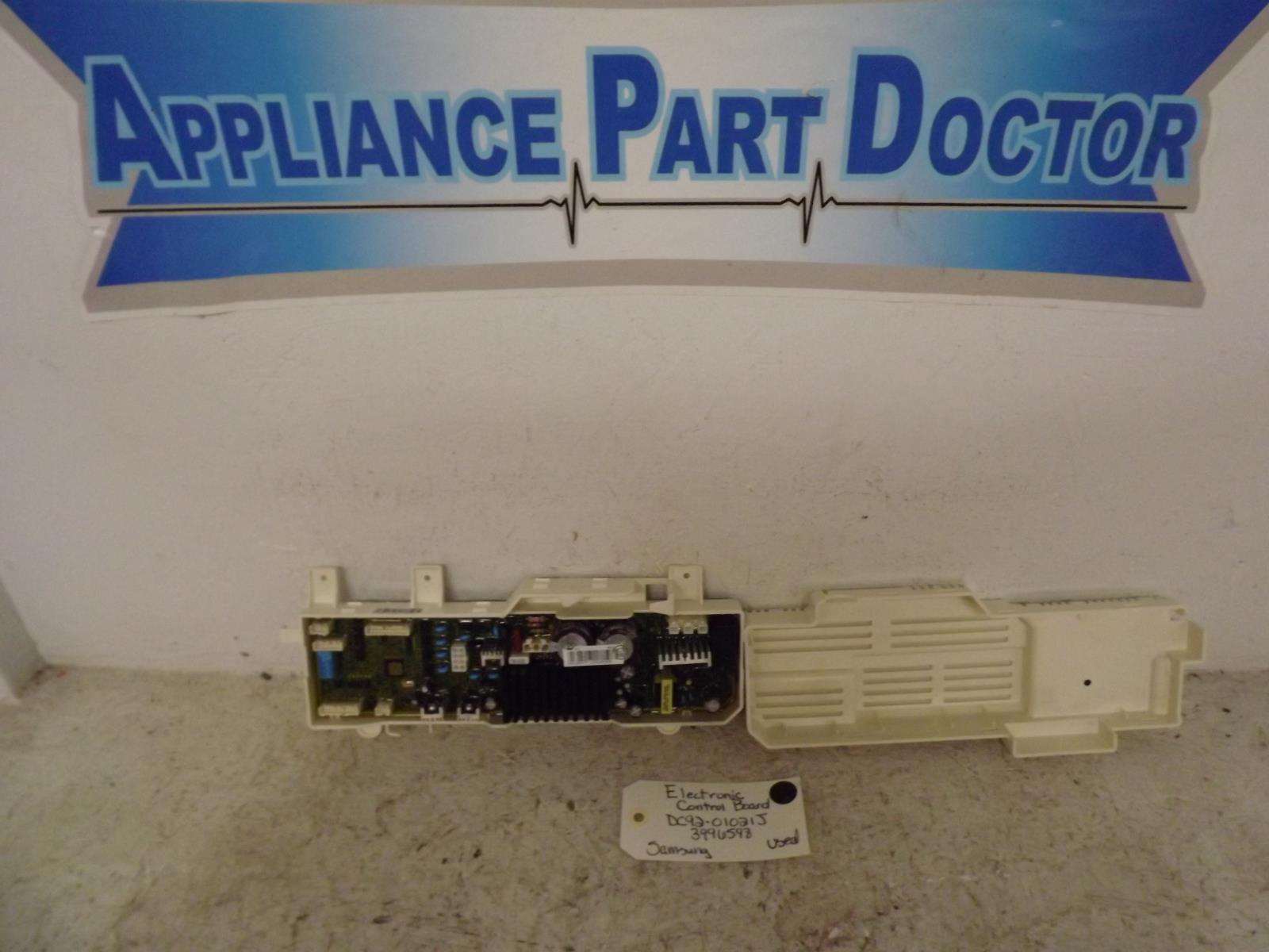Samsung Washer DC92-01021J 3996598 Electronic Control Board Used