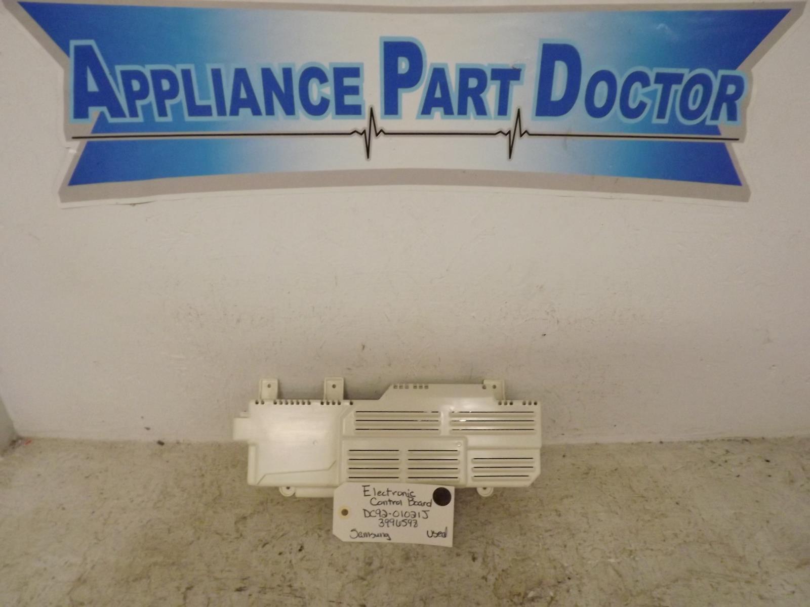 Samsung Washer DC92-01021J 3996598 Electronic Control Board Used