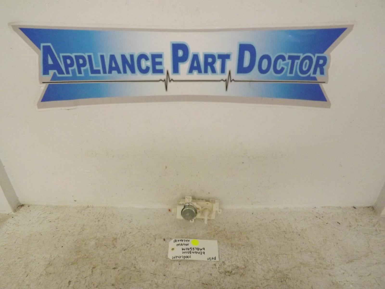 Whirlpool Dishwasher W10537869 W10849439 Diverter Motor Used