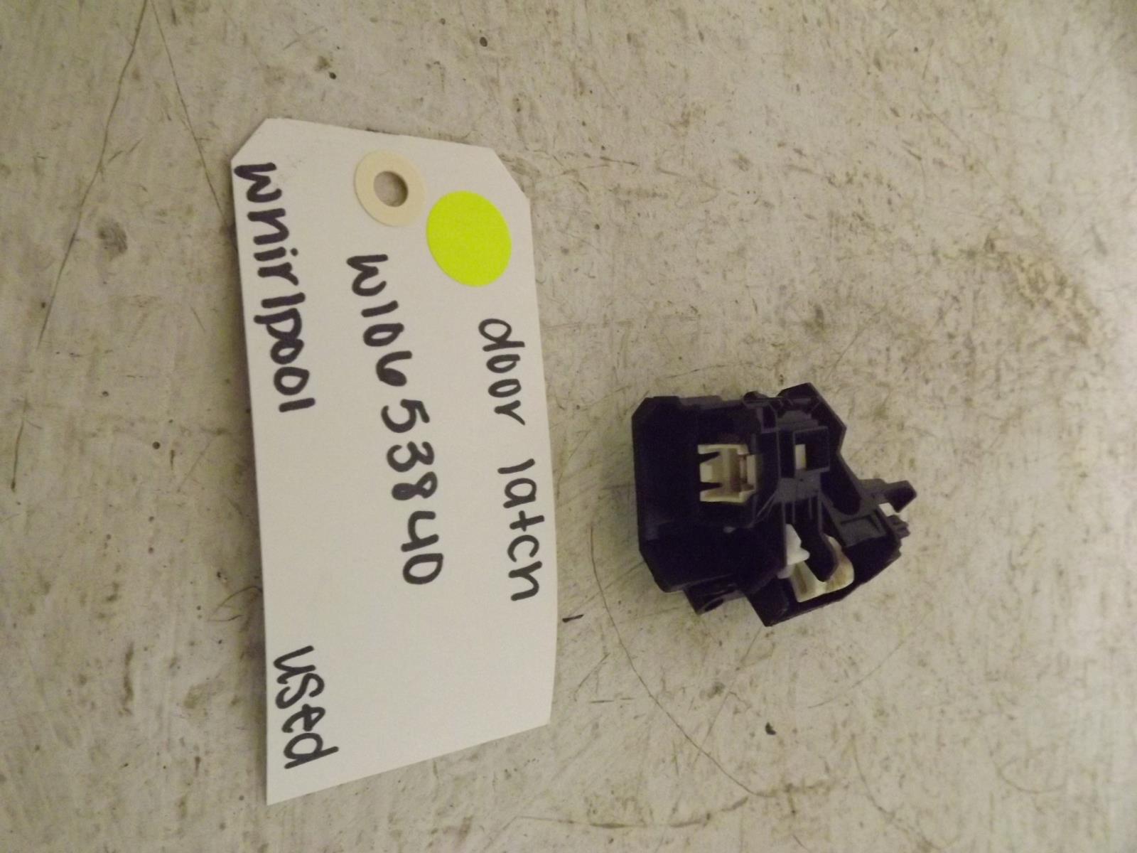 Whirlpool Dishwasher W10653840 Door Latch Used