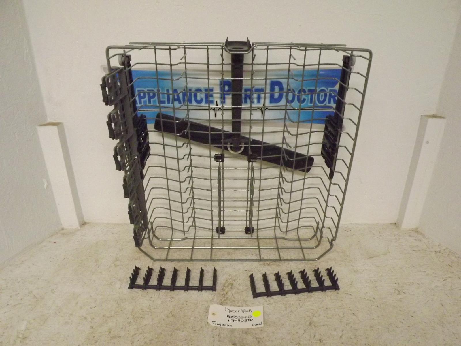 Frigidaire Dishwasher 405538442 117492510 Upper Rack Used