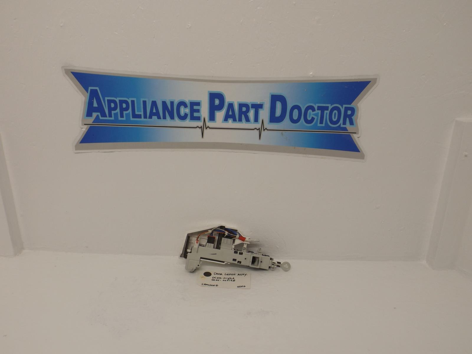 Samsung Washer DC63-01156A DC64-00519B Door Latch Assy. Used