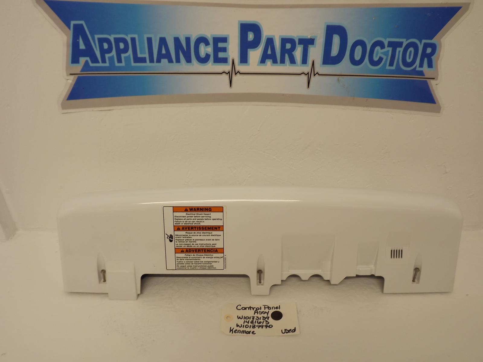 Kenmore Washer W10183139 1481613 W10189970 Control Panel Assy Used