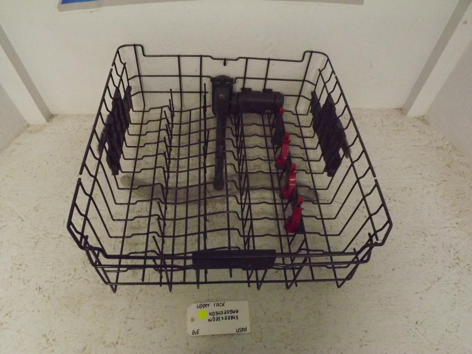 GE Dishwasher WD34X20566 WD28X22843 Upper Rack Used