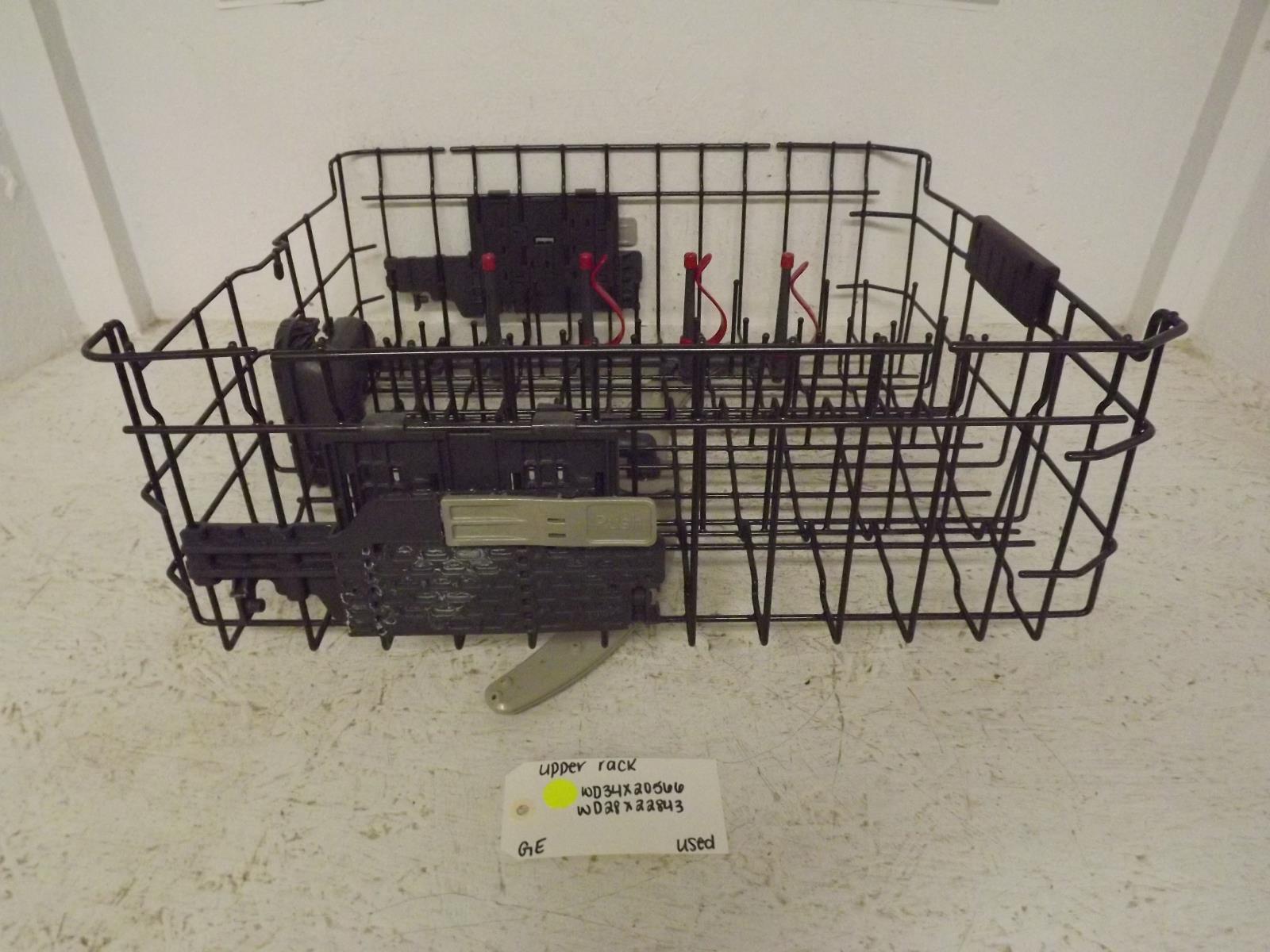 GE Dishwasher WD34X20566 WD28X22843 Upper Rack Used