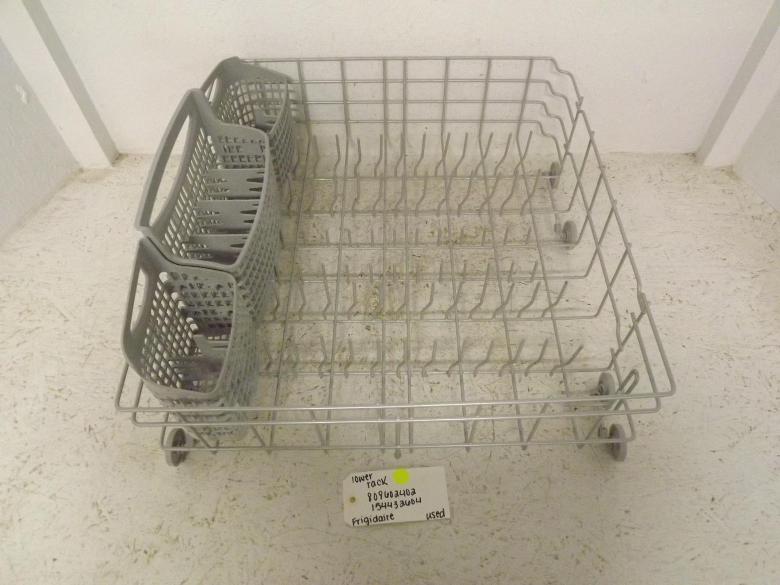 Frigidaire Dishwasher 808602402 154432604 Lower Rack Used