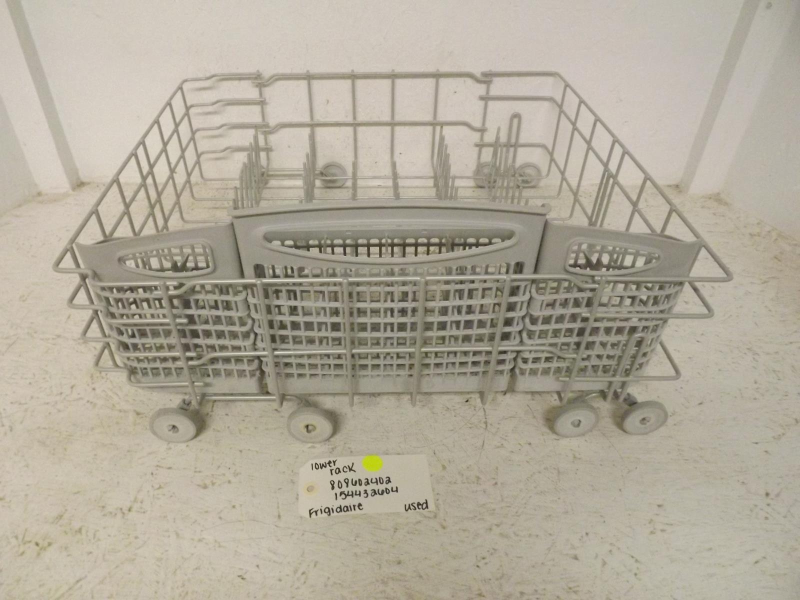 Frigidaire Dishwasher 808602402 154432604 Lower Rack Used