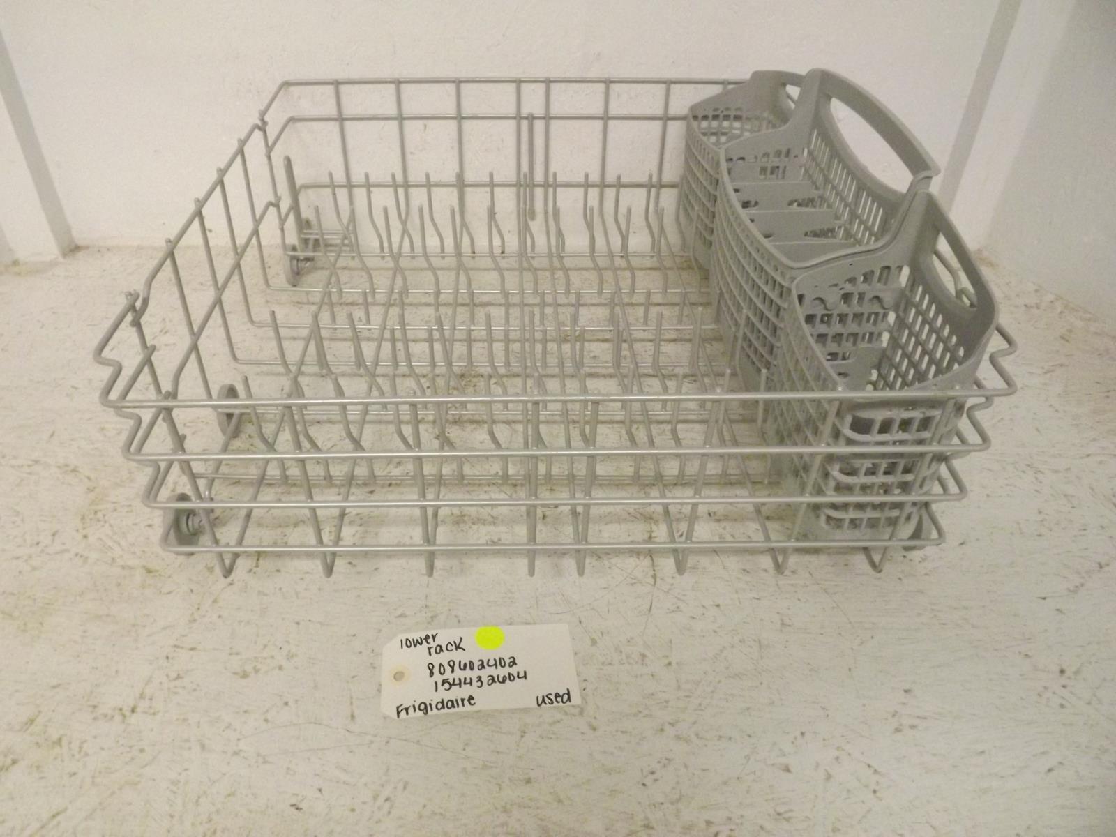 Frigidaire Dishwasher 808602402 154432604 Lower Rack Used