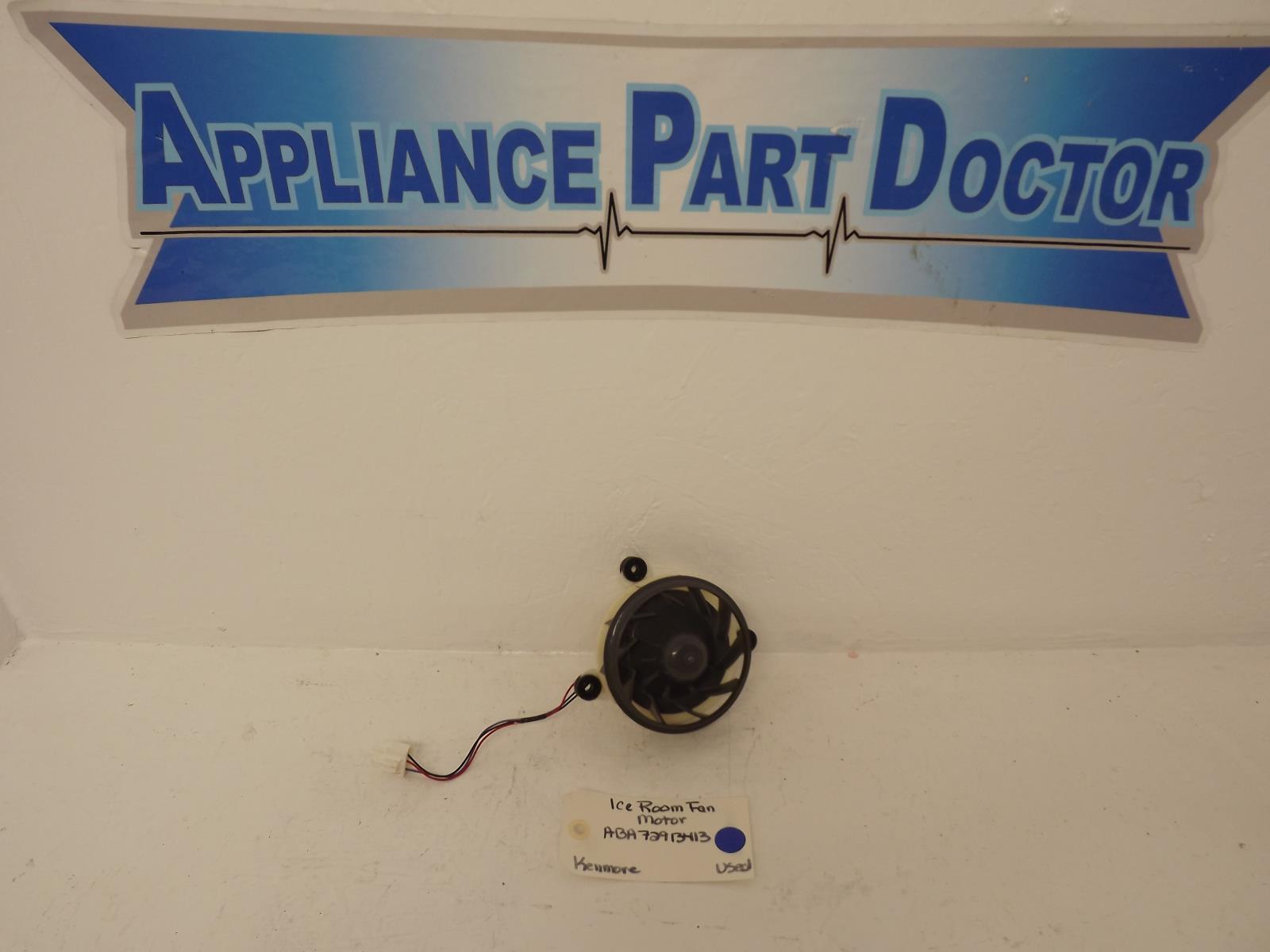 Kenmore Refrigerator ABA72913413  Ice Room Fan Motor Used