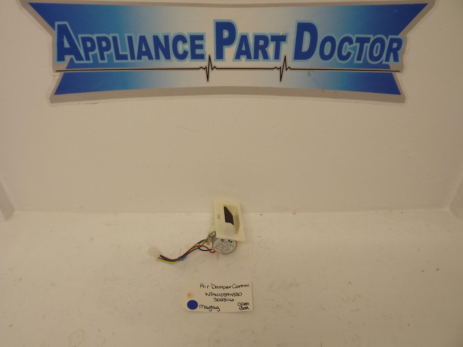 Maytag Refrigerator WPW10594330 3023116 Air Damper Control Open Box