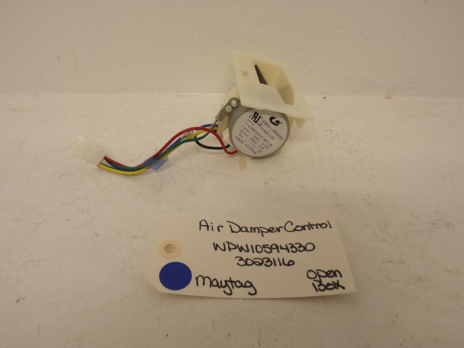Maytag Refrigerator WPW10594330 3023116 Air Damper Control Open Box