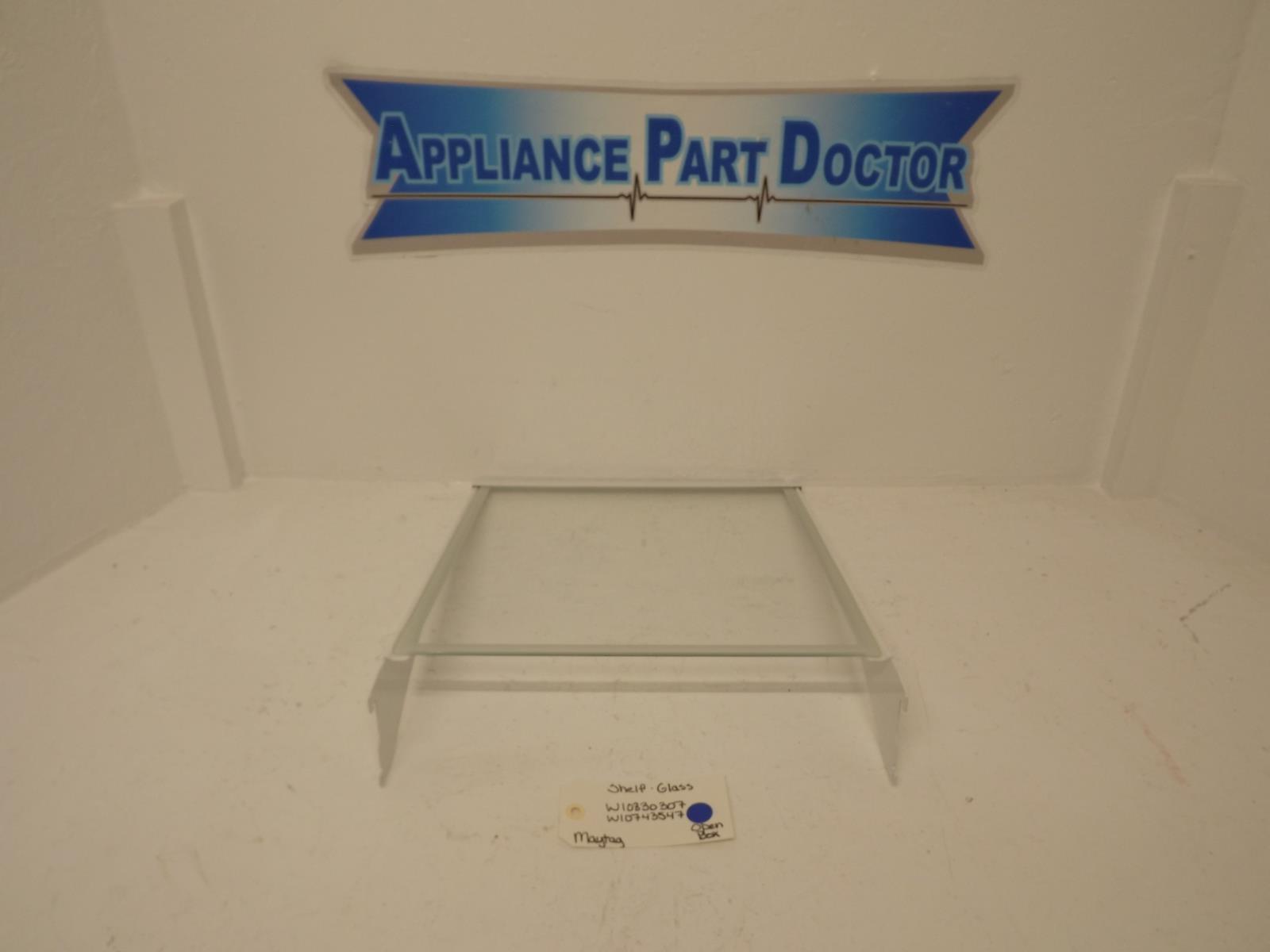 Maytag Refrigerator W10830307 W10743547 Shelf-Glass Open Box