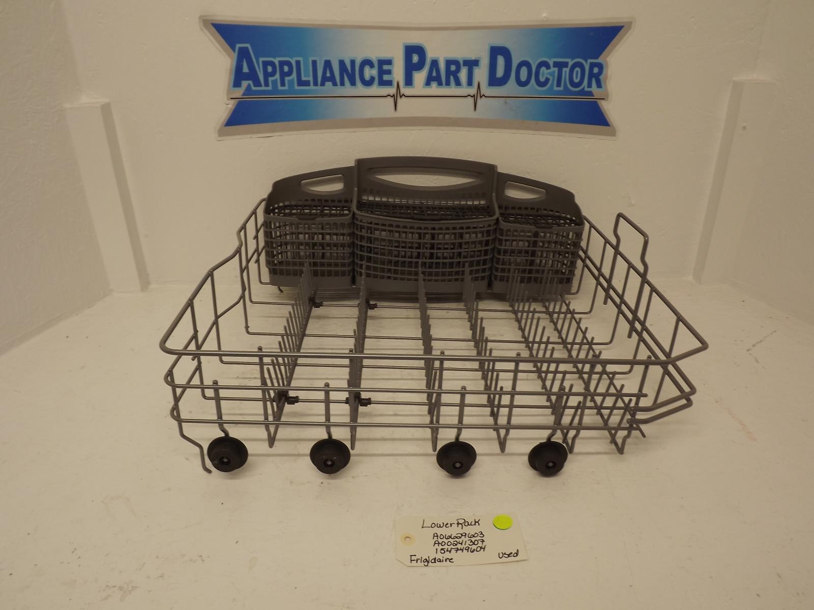 Frigidaire Dishwasher A06629603 A00241307 154749604  Lower Rack Used