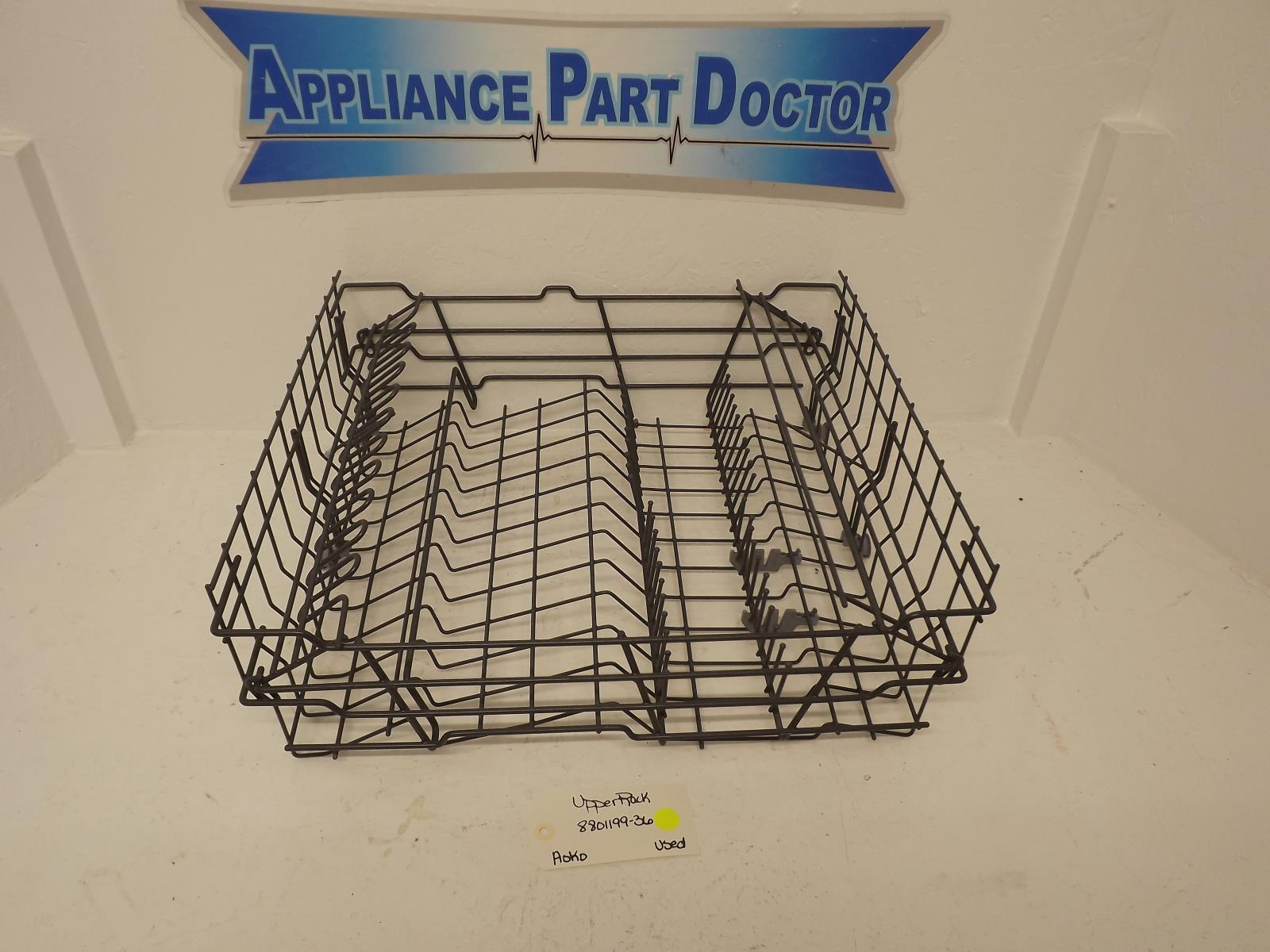 Asko Dishwasher 8801199-36 Upper Rack Used