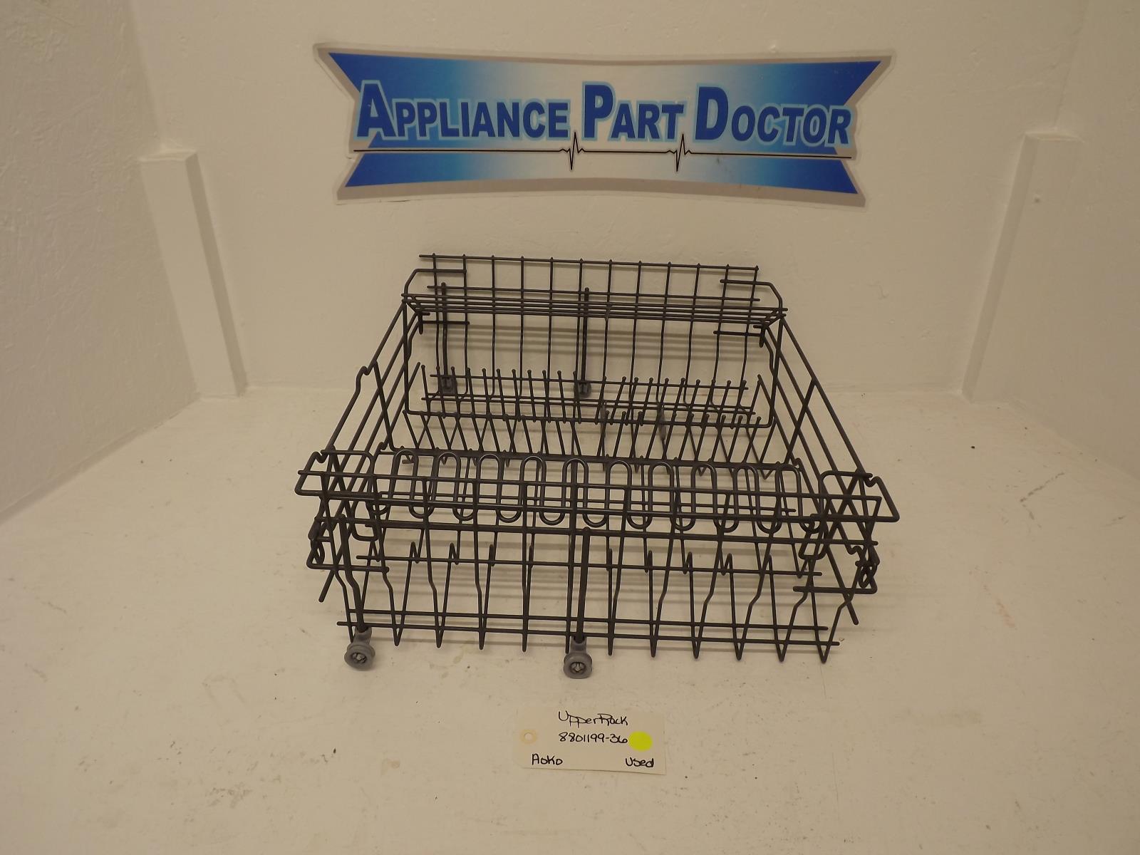 Asko Dishwasher 8801199-36 Upper Rack Used