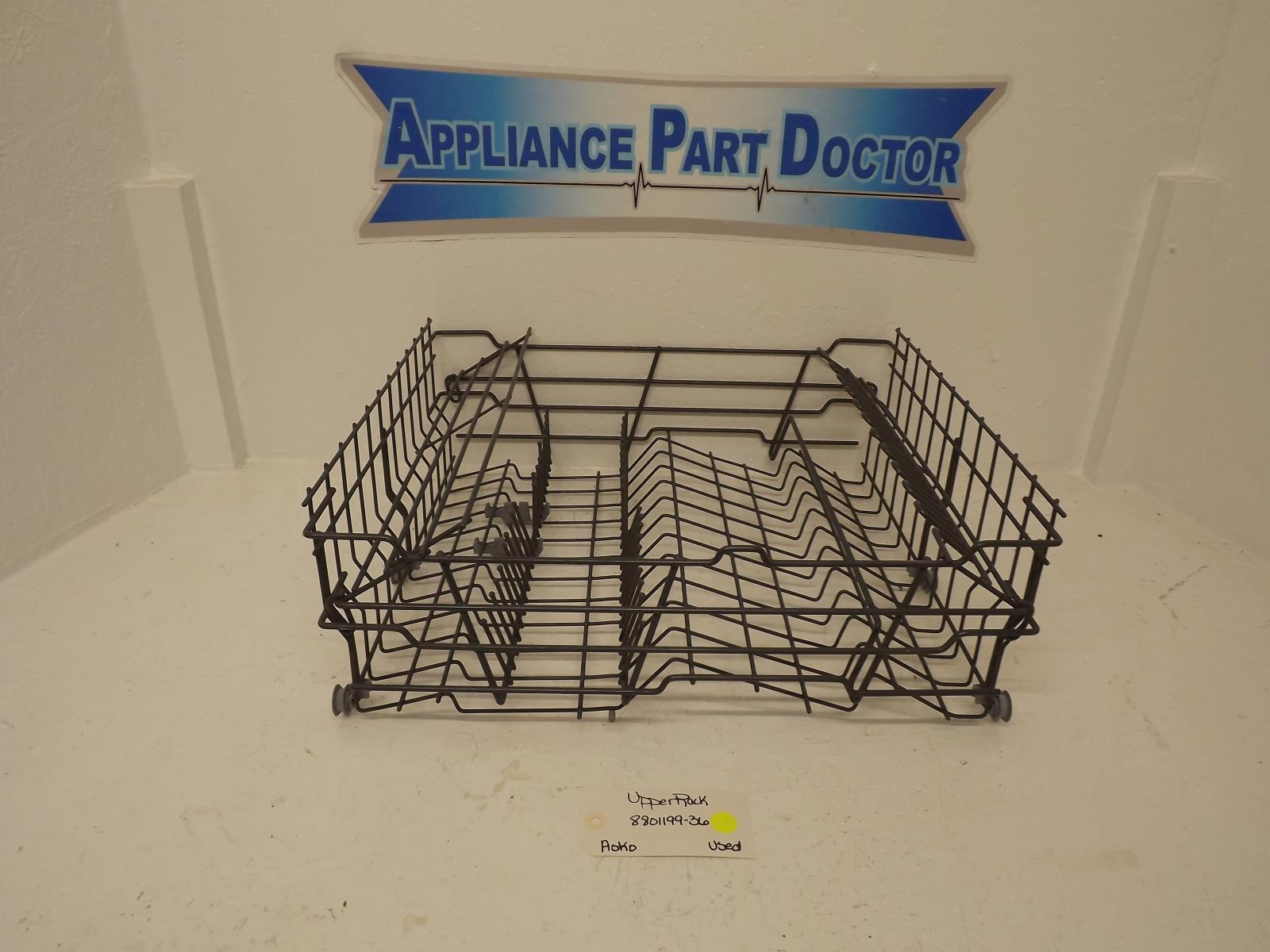 Asko Dishwasher 8801199-36 Upper Rack Used