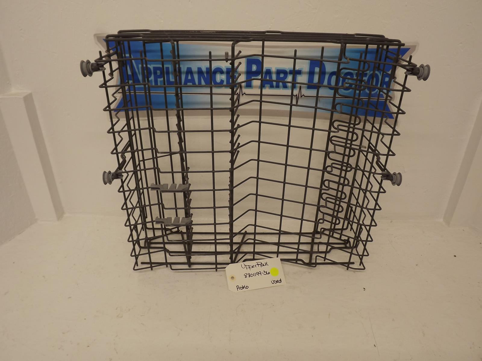 Asko Dishwasher 8801199-36 Upper Rack Used