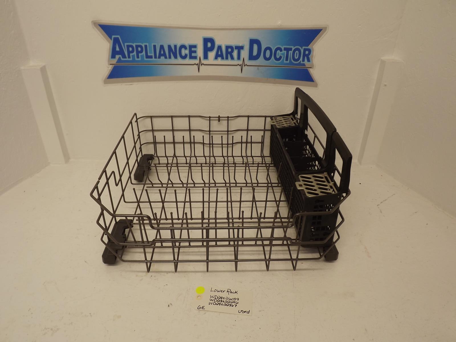 GE Dishwasher WD28X26099 WD28X22696 WD28X22867  Lower Rack Used