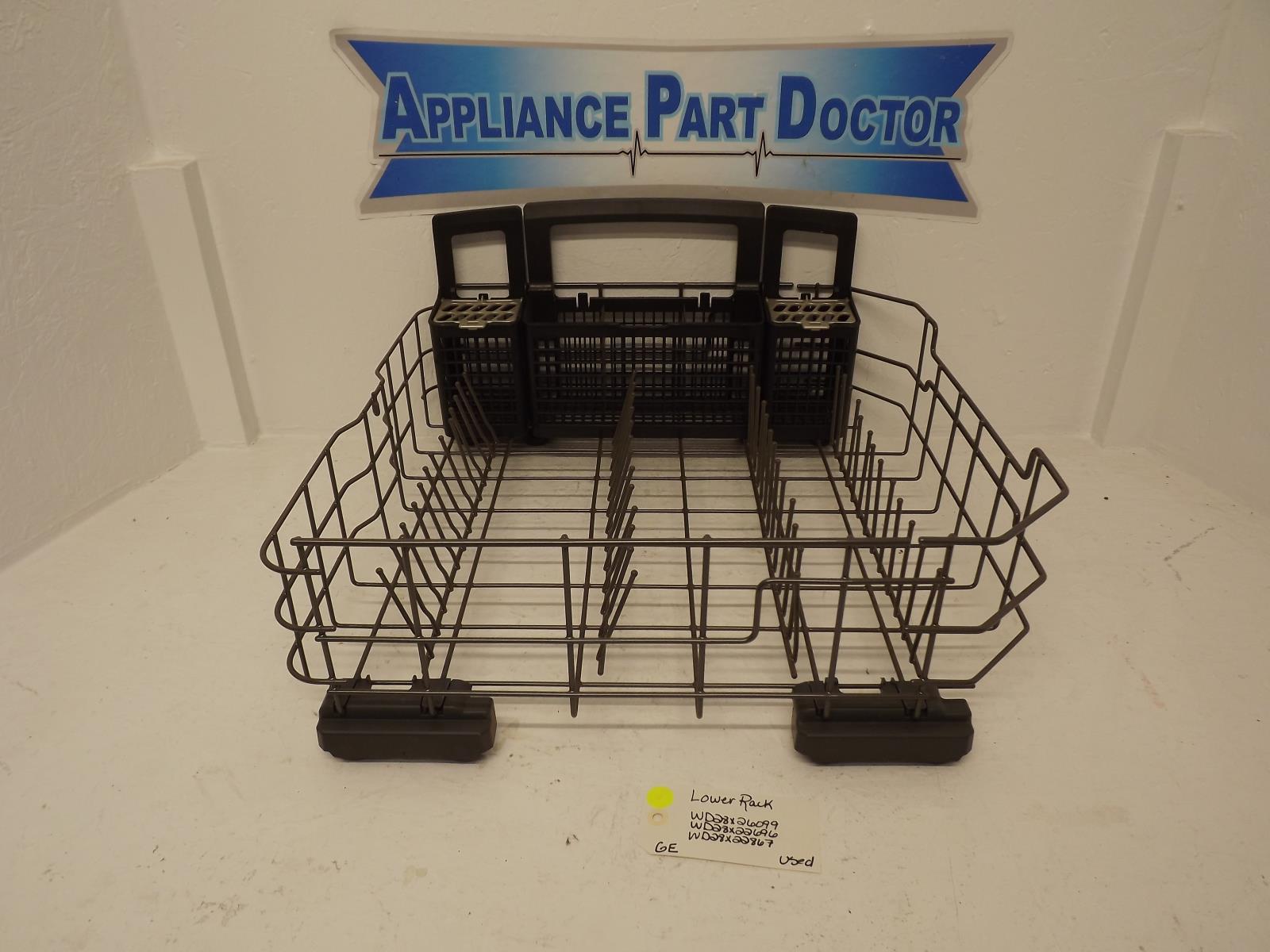 GE Dishwasher WD28X26099 WD28X22696 WD28X22867  Lower Rack Used