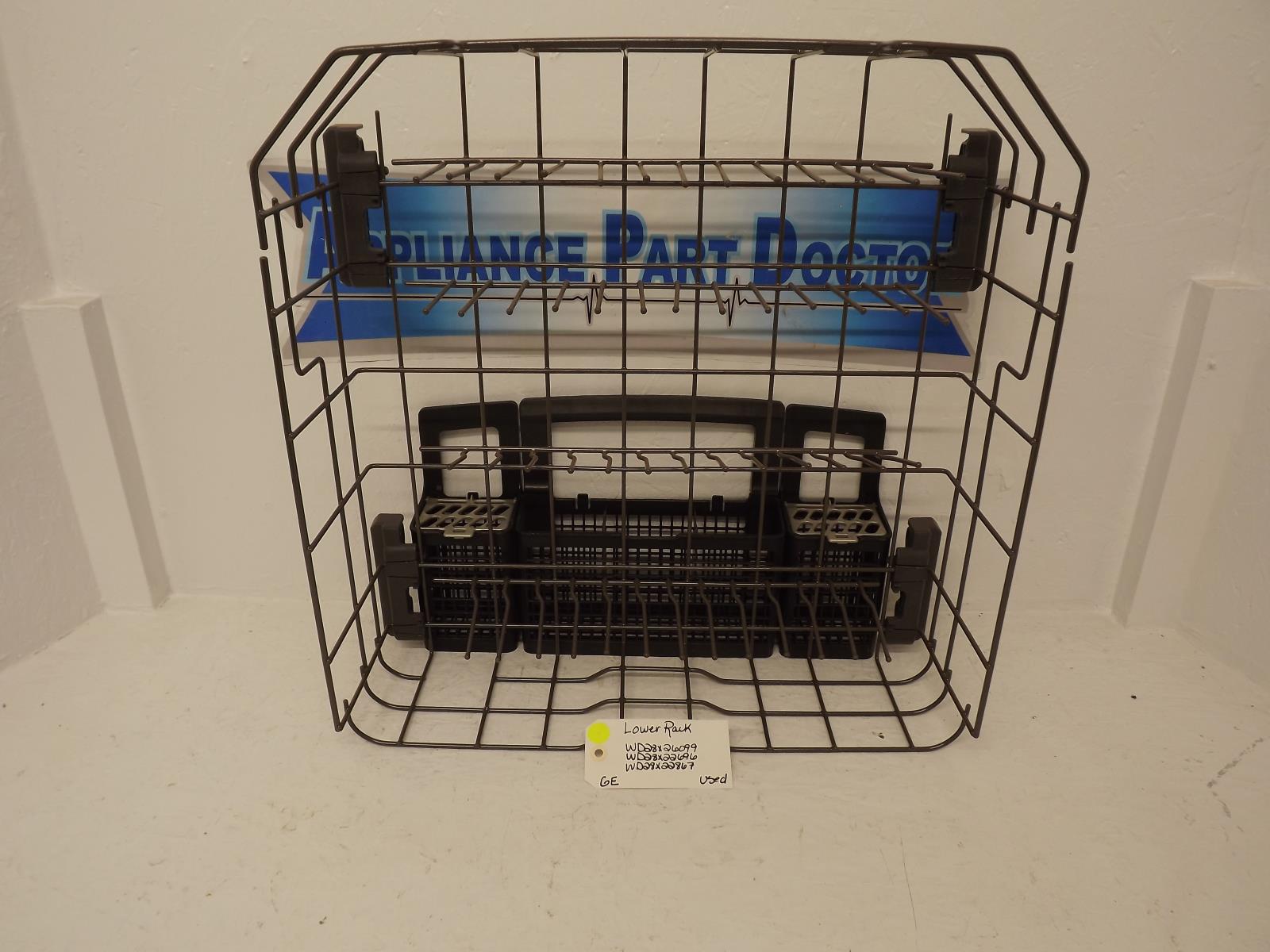 GE Dishwasher WD28X26099 WD28X22696 WD28X22867  Lower Rack Used