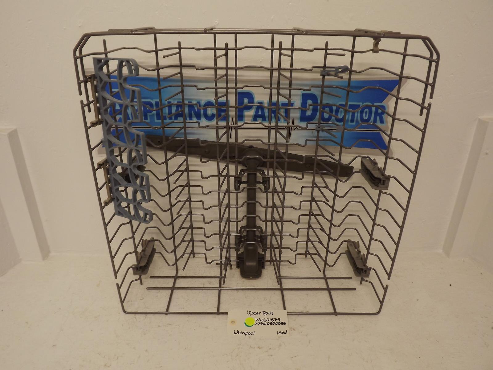 Whirlpool Dishwasher W10321579 WPW10350382 Upper Rack Used