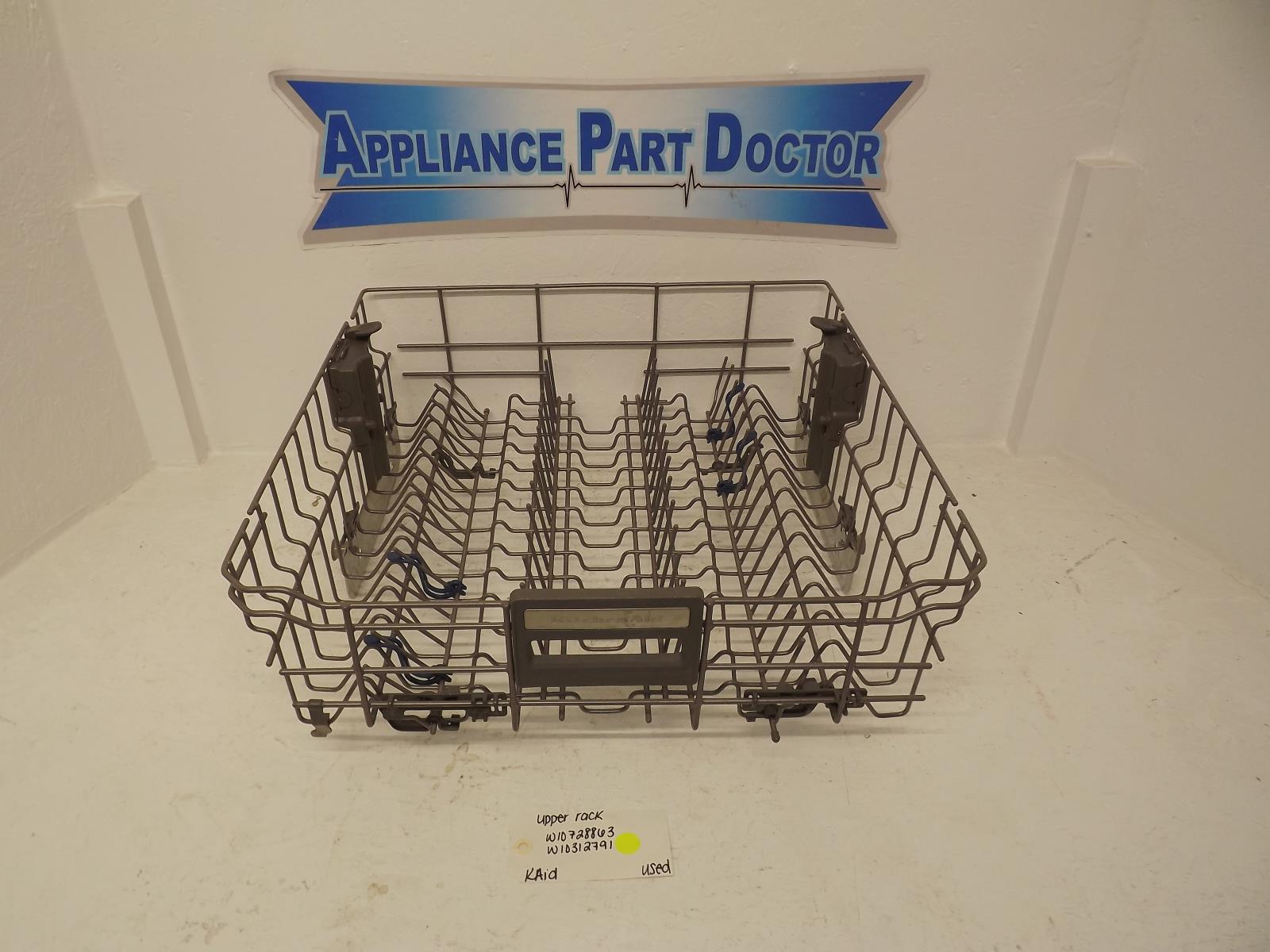KitchenAid Dishwasher W10728863 W10312791 Upper Rack Used