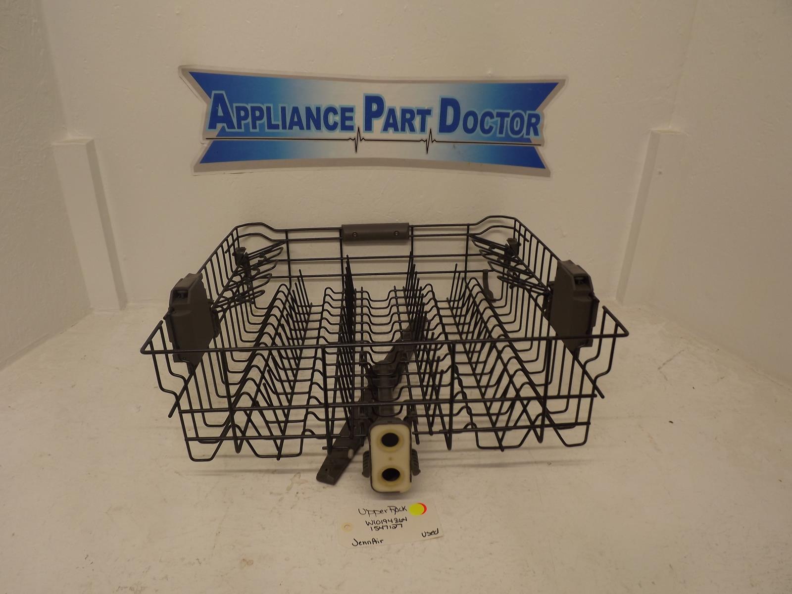 JennAir Dishwasher W10194864 1547127 Upper Rack Used