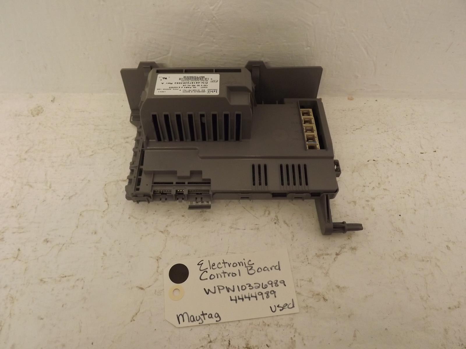 Maytag Washer WPW10326989 4444989 Electronic Control Board Used